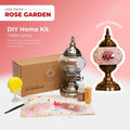 Turkish Mosaic Lamp DIY Kit – Rose Garden Theme