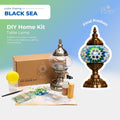 Turkish Mosaic Lamp DIY Kit – Black Sea Inspired Colors