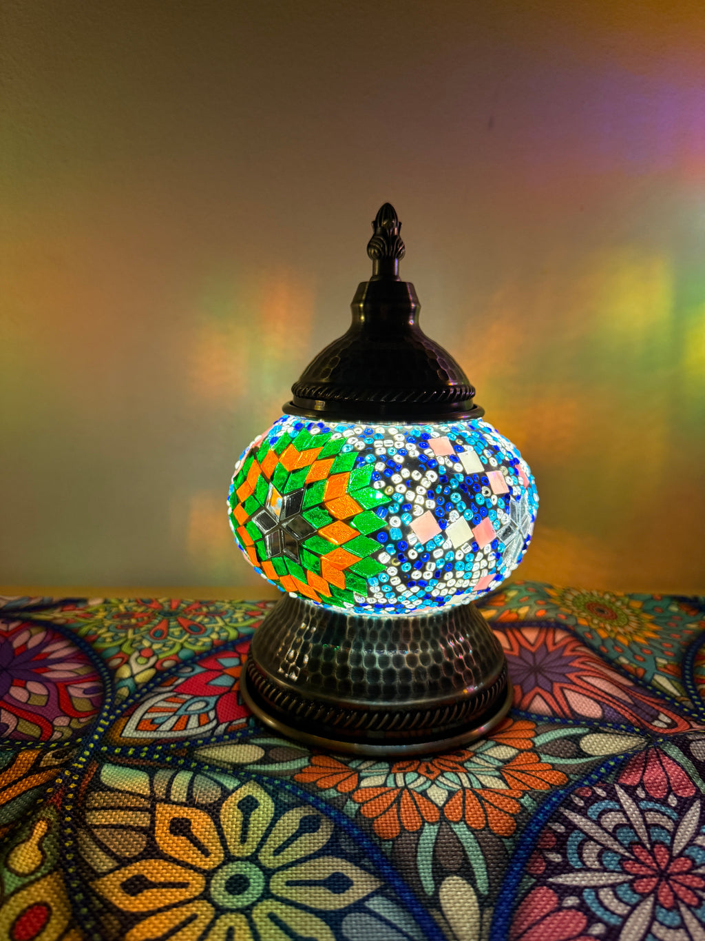 Turkish Mosaic Lamp Workshop in Alpharetta, GA