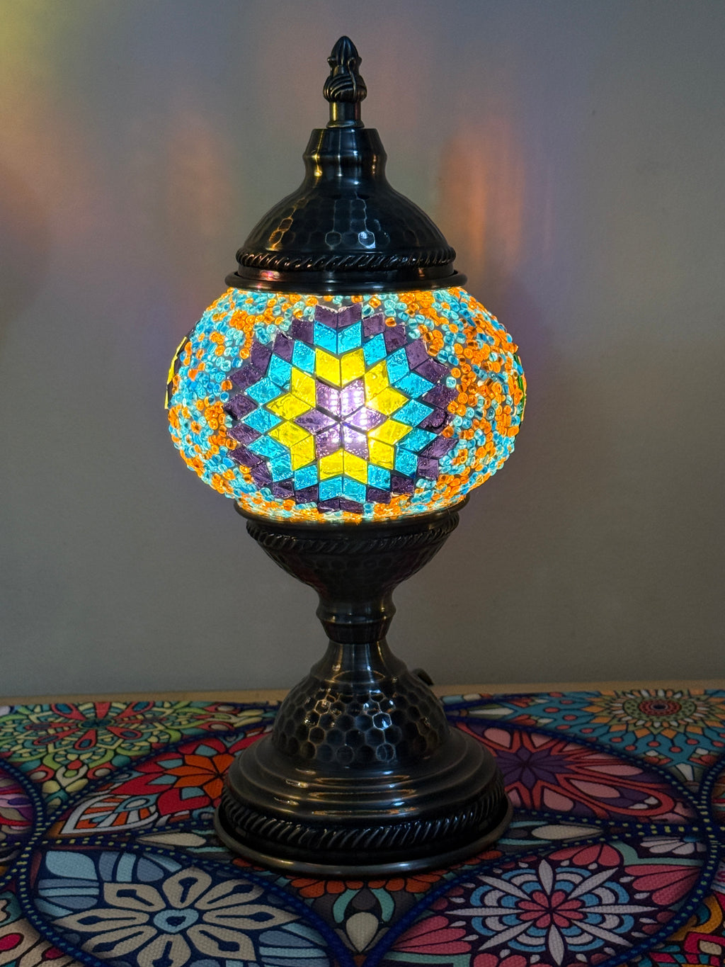 Turkish Mosaic Lamp Workshop in Alpharetta, GA
