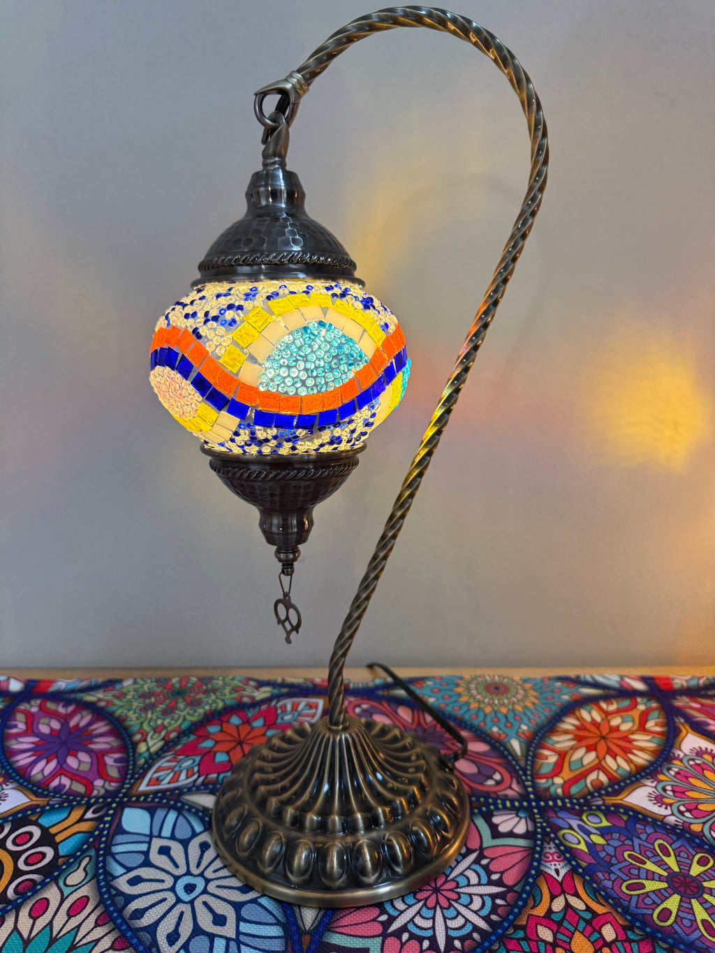 Turkish Mosaic Lamp Workshop in Alpharetta, GA