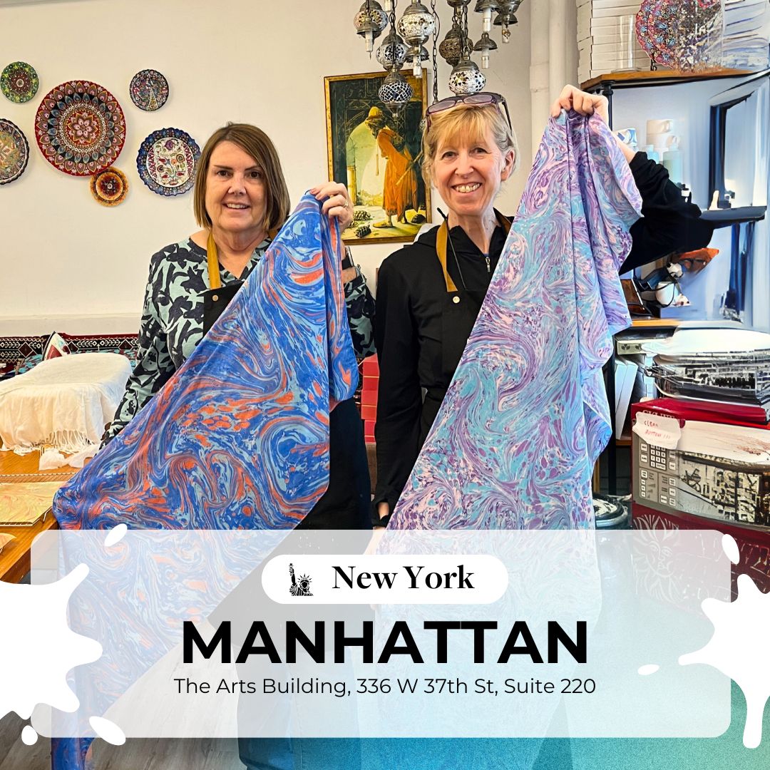 Water Marbling Workshops in Manhattan, NY