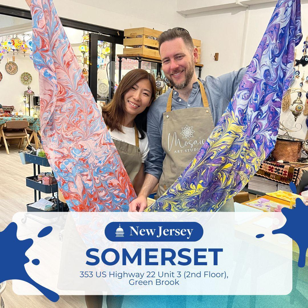 Water Marbling Workshops in Somerset, NJ