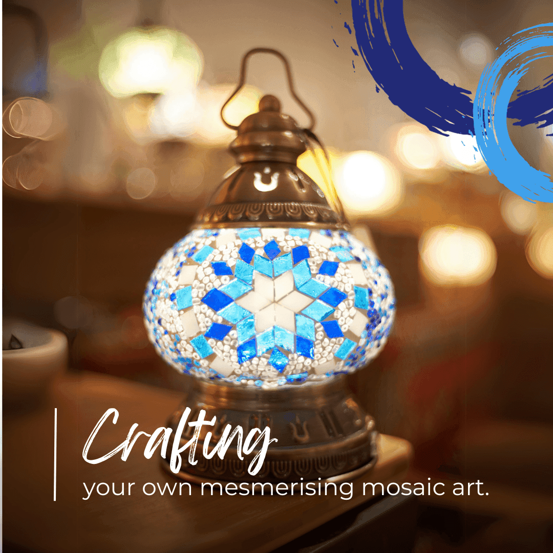 Mosaic Lamp DIY Home Kit