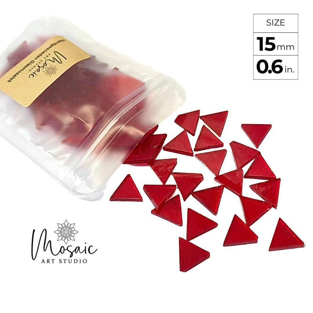 Hand-cut Mosaics - TRIANGLE Shape