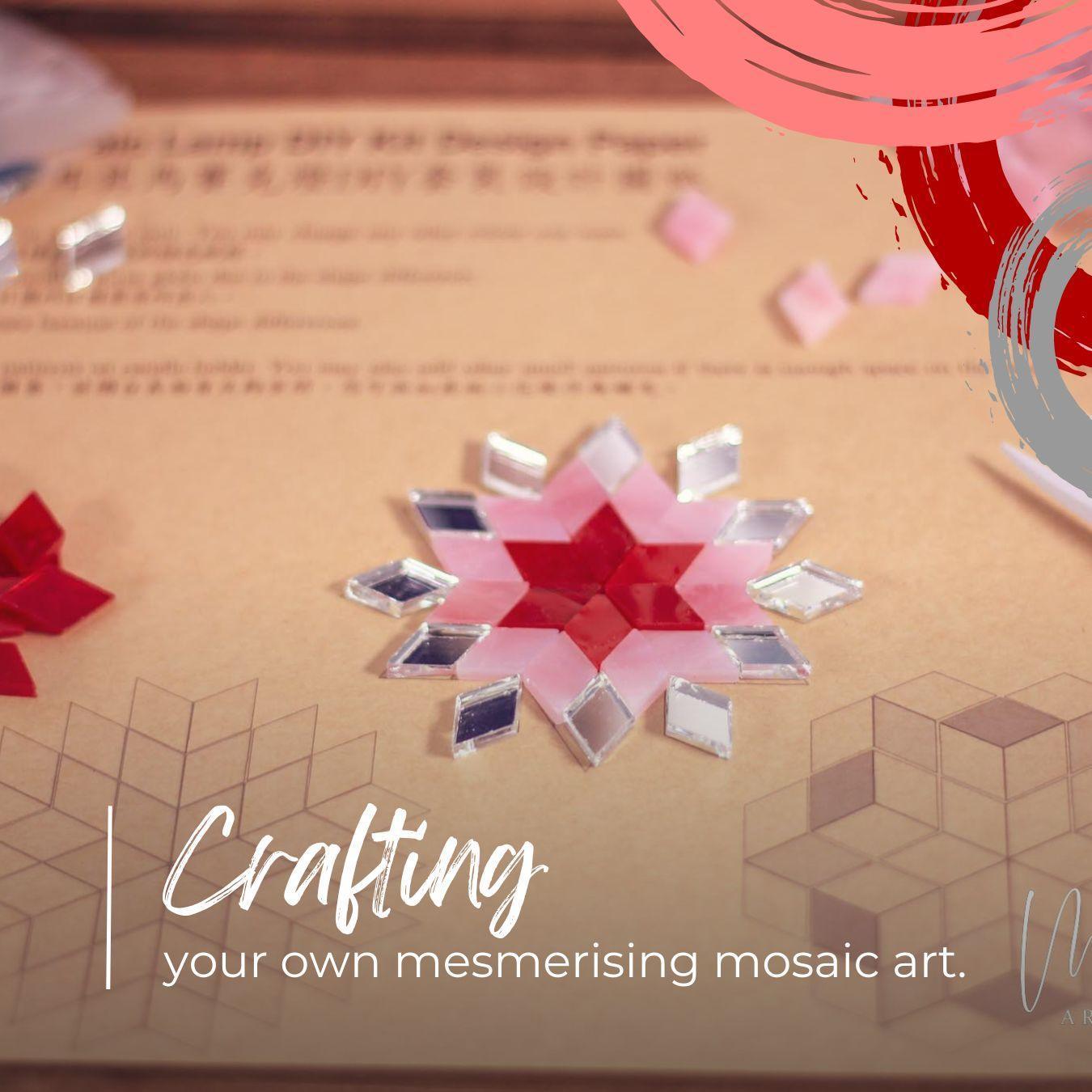 ROSE GARDEN Color Theme Turkish Mosaic Lamp DIY Home Kit